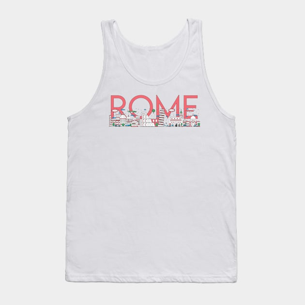 Rome travel Tank Top by SerenityByAlex